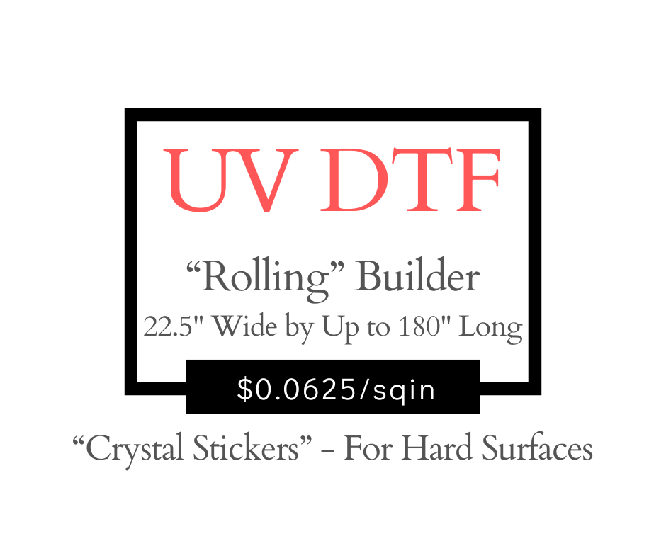 UV DTF (Crystal Stickers)