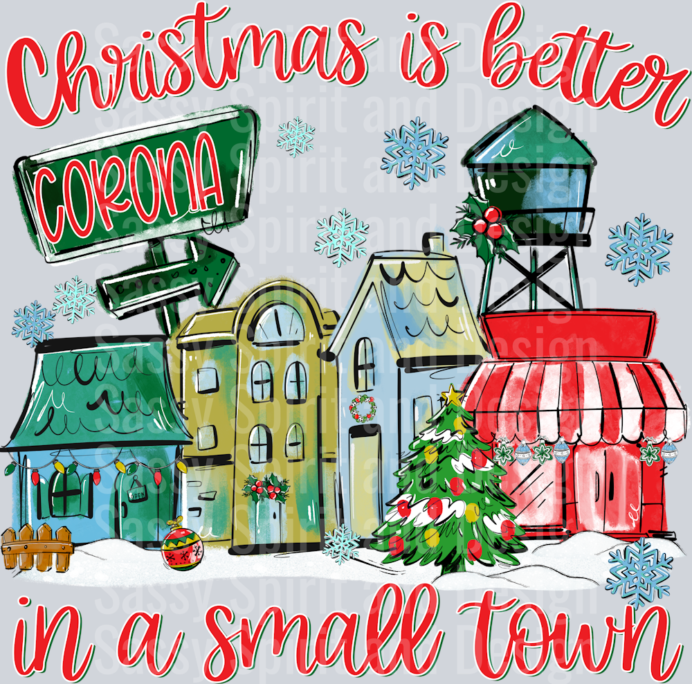 CORONA - TRADITIONAL CHRISTMAS SMALL TOWN