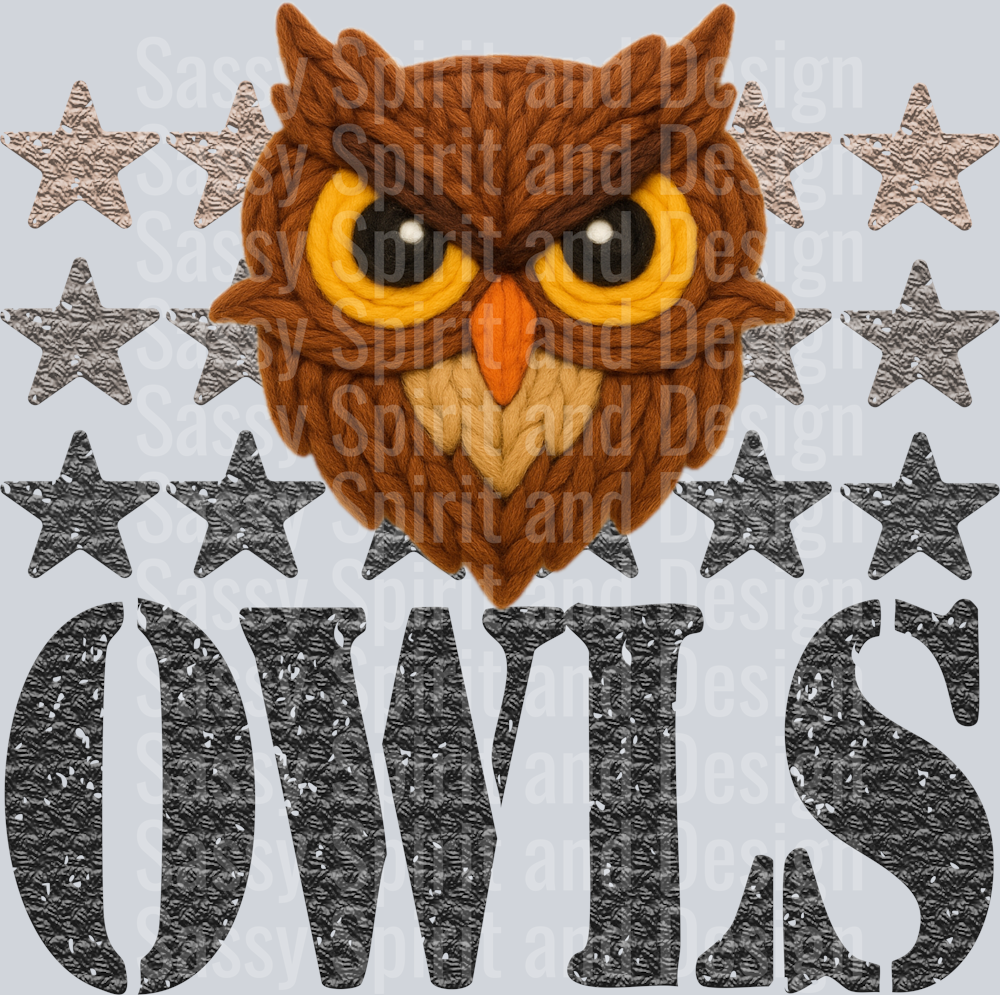 YARN MASCOTS OWLS