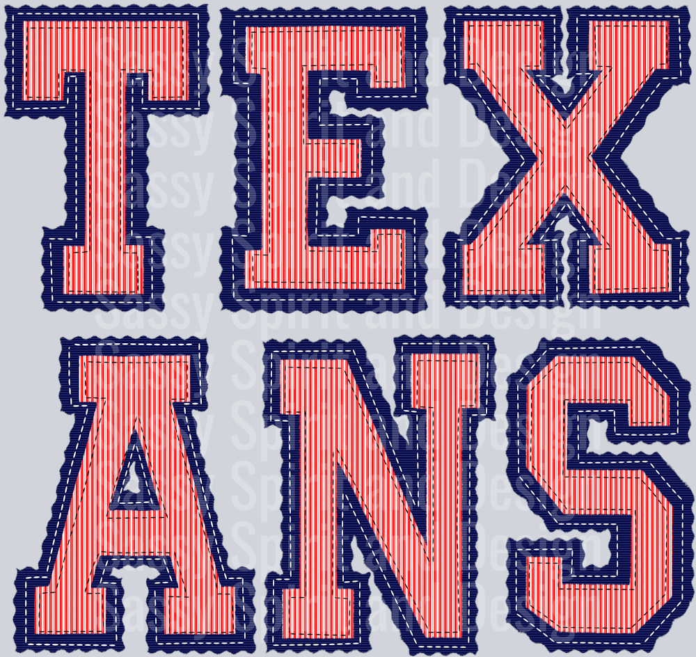 TEXANS NAVY RED SEERSUCKER