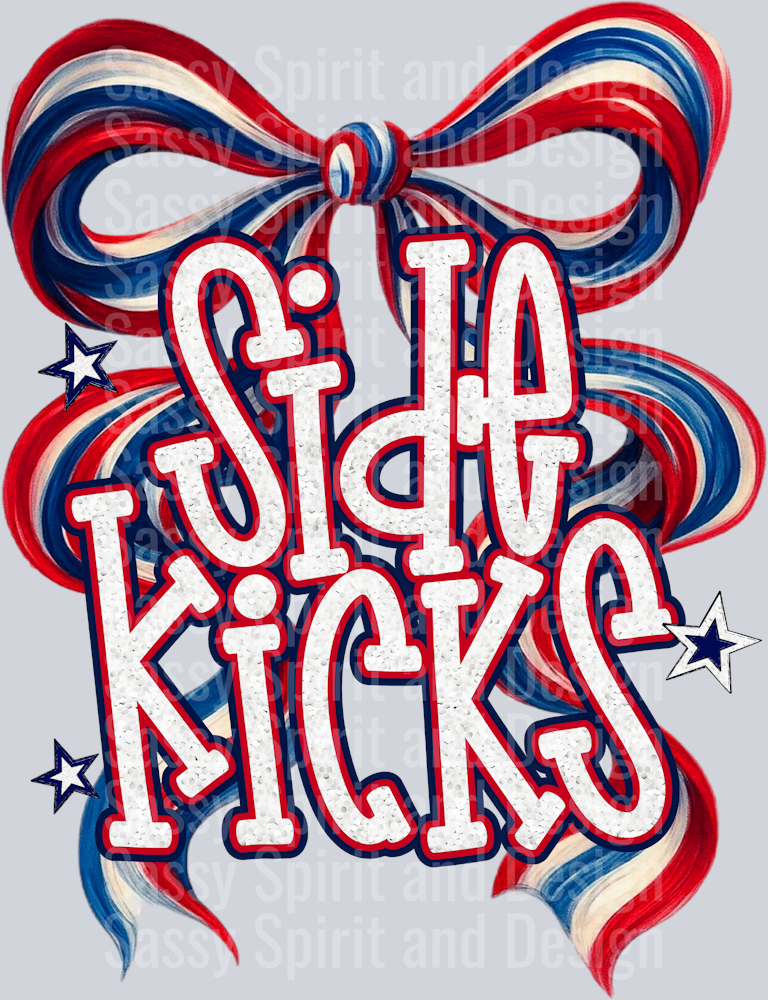 SIDEKICKS BOW GLITTER