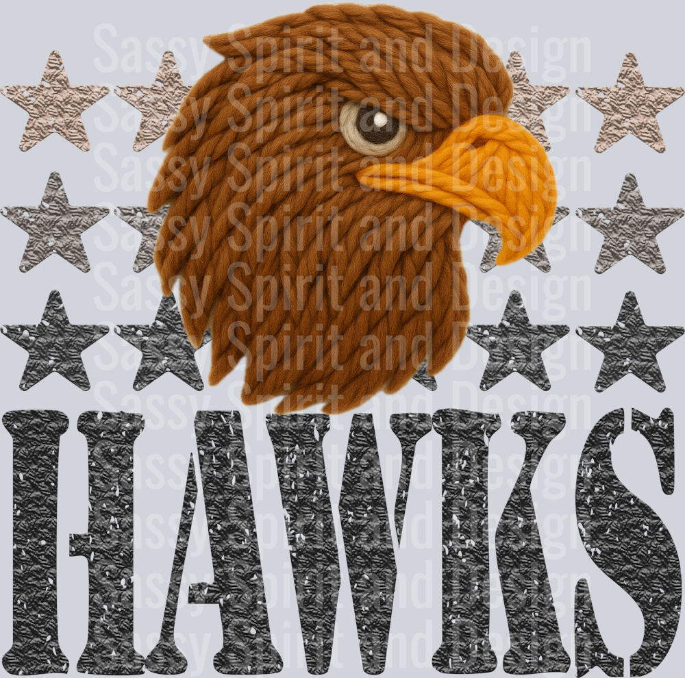 YARN MASCOTS HAWKS