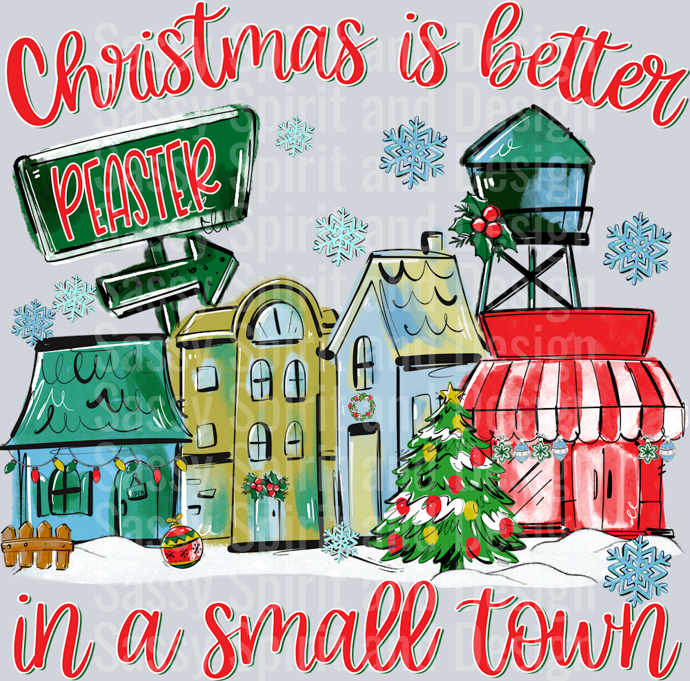 PEASTER - TRADITIONAL CHRISTMAS SMALL TOWN
