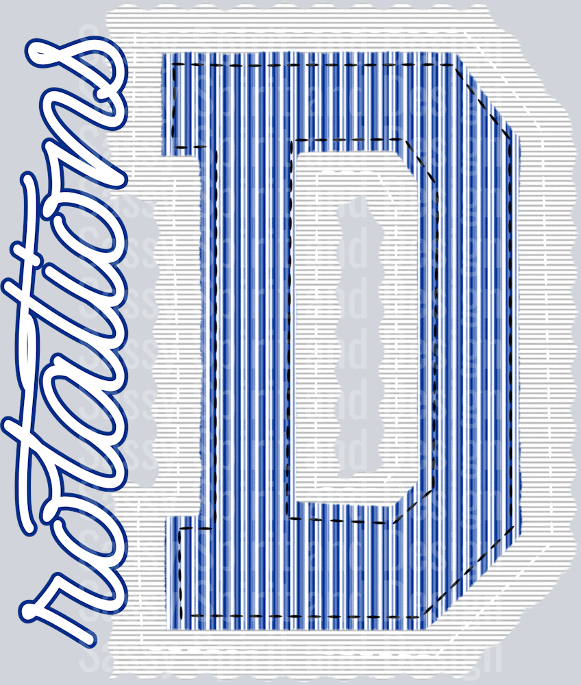 D ROTATIONS ROYAL SEERSUCKER