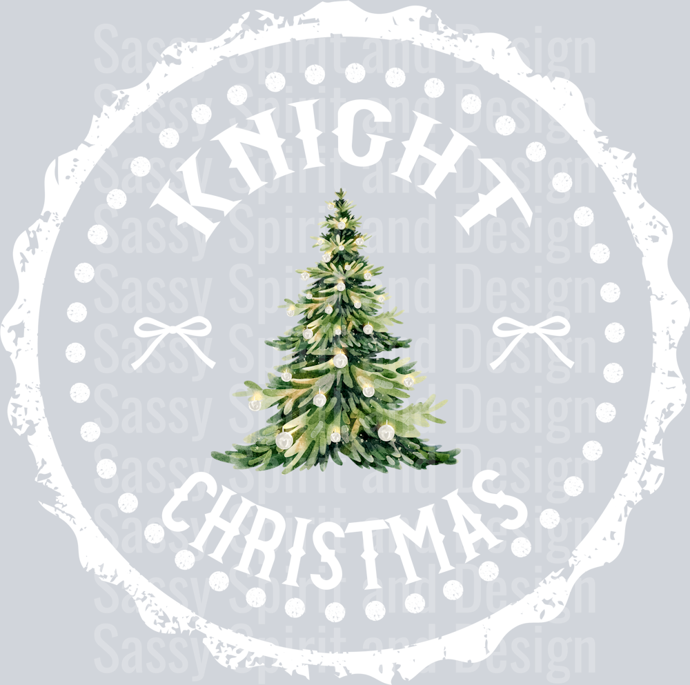 KNIGHT CHRISTMAS STAMP