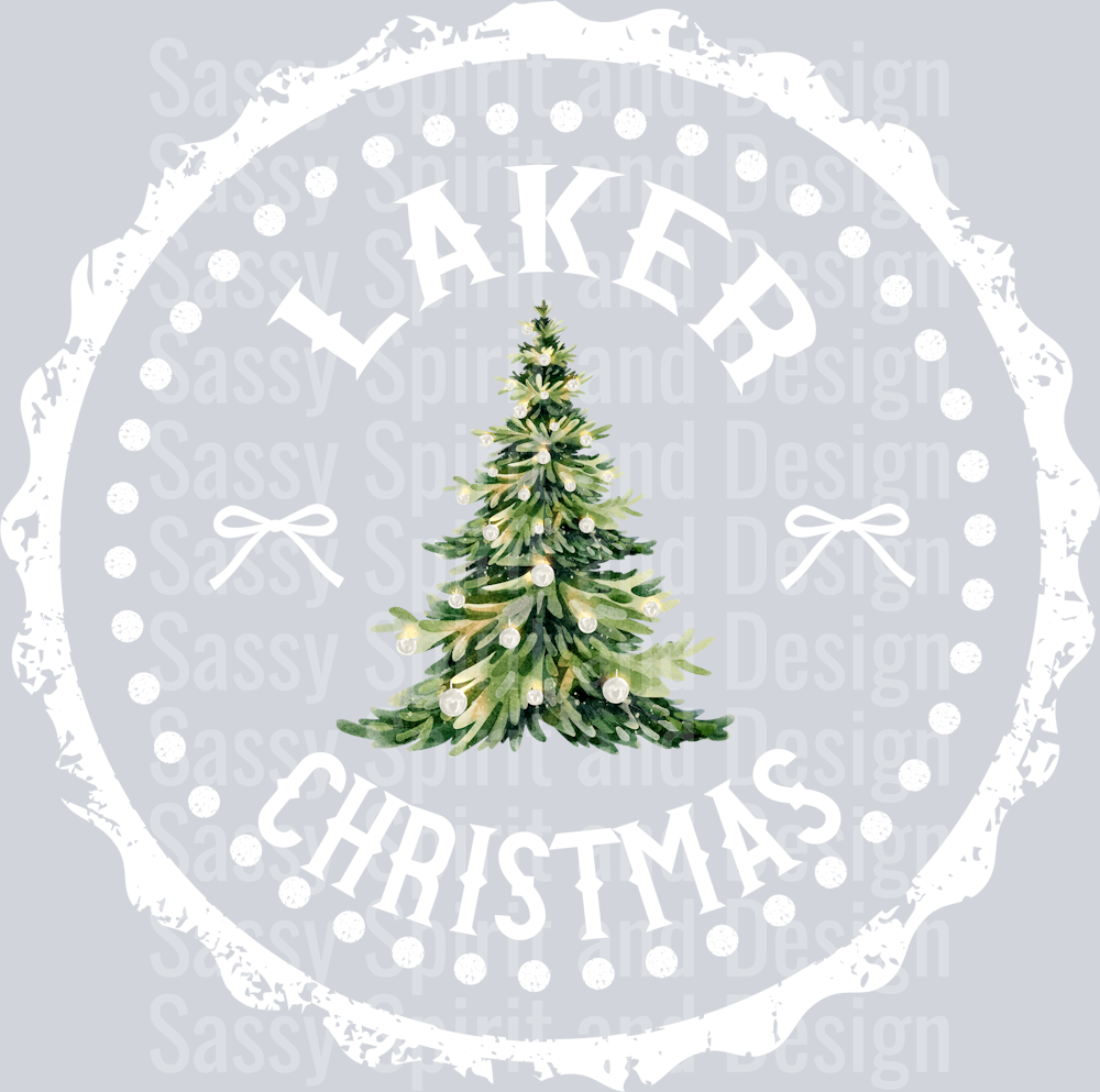 LAKER CHRISTMAS STAMP