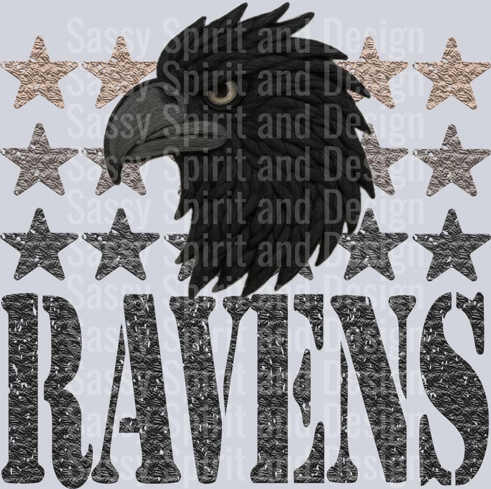 YARN MASCOTS RAVENS