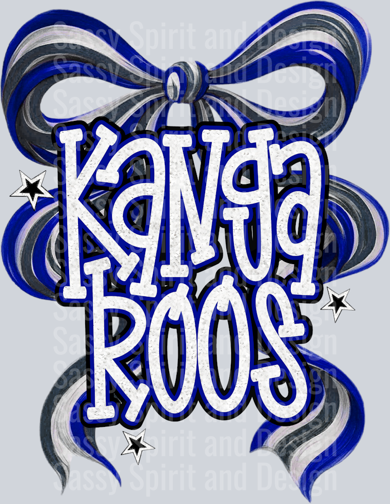KANGAROOS ROYAL BOW GLITTER