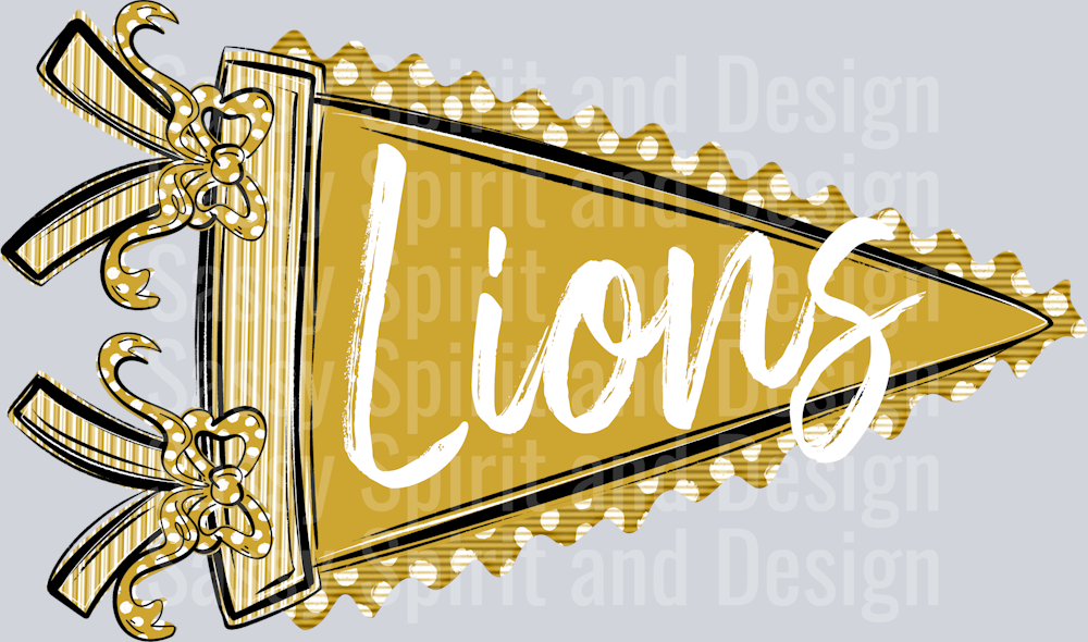 LIONS PENNANT VEGAS GOLD