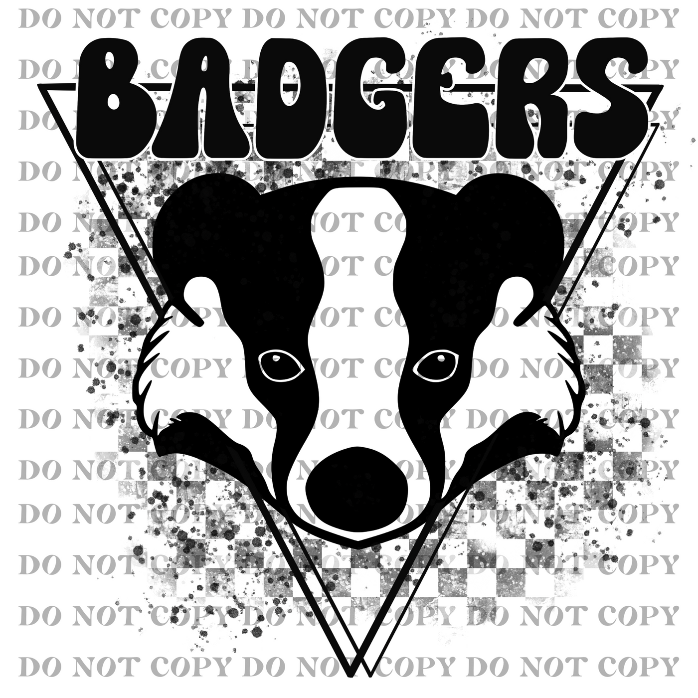 DTF Transfer - Badgers (mascot)