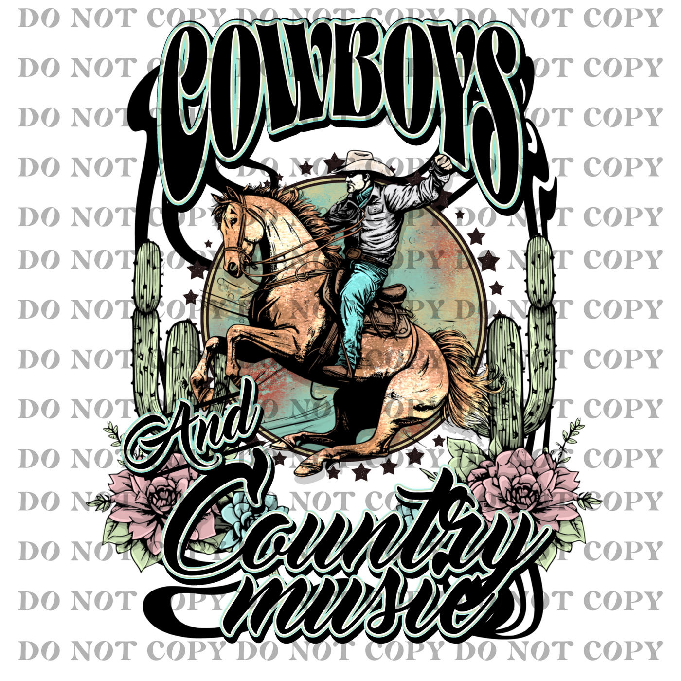 DTF Transfer - Cowboys & Country Music
