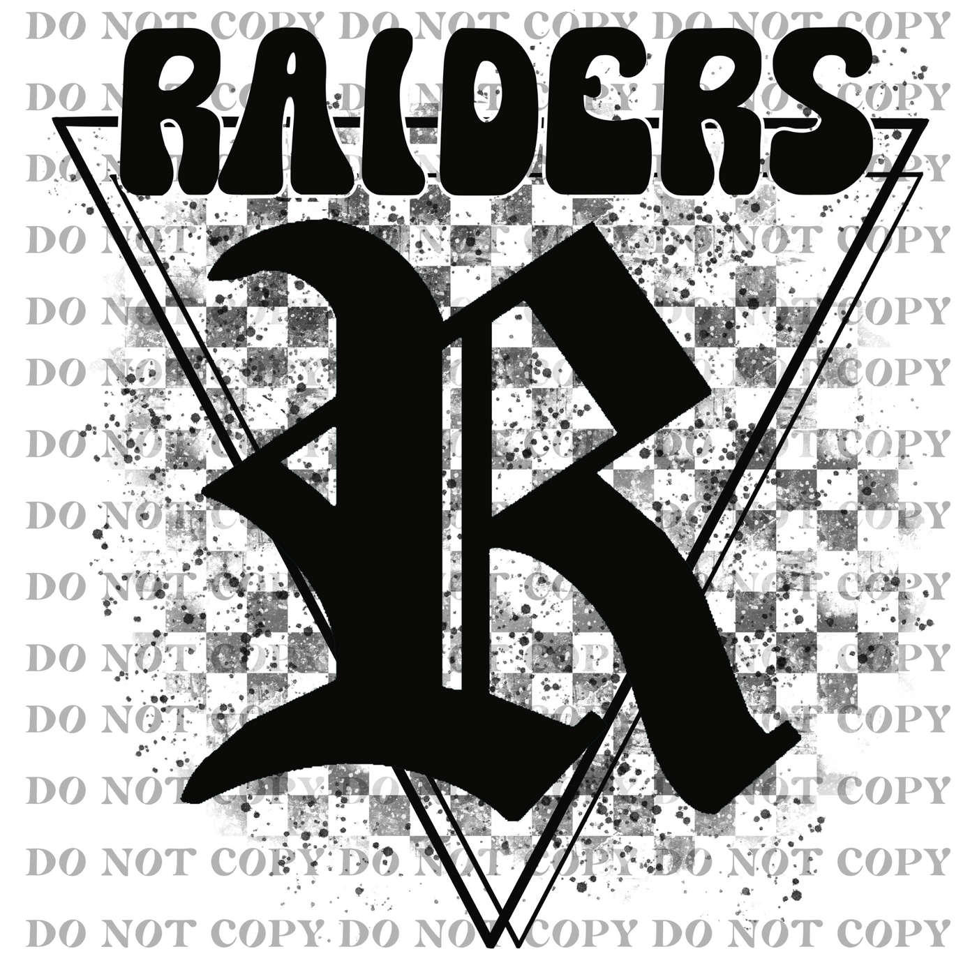DTF Transfer - Raiders (mascot)