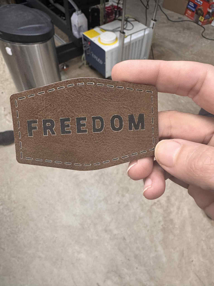 Custom Leatherette Patches (Heat Application)