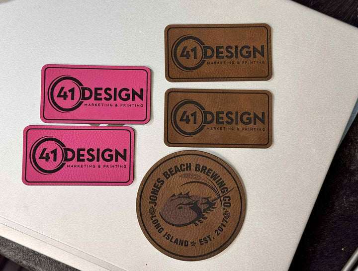 Custom Leatherette Patches (Heat Application)