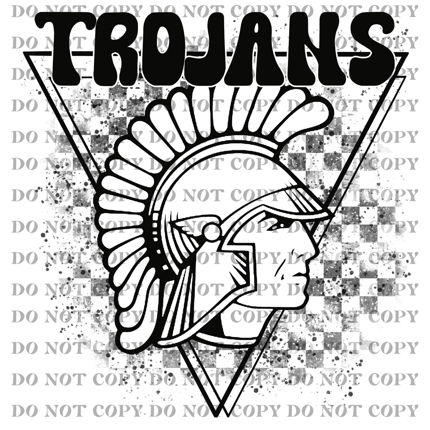 DTF Transfer - Trojans