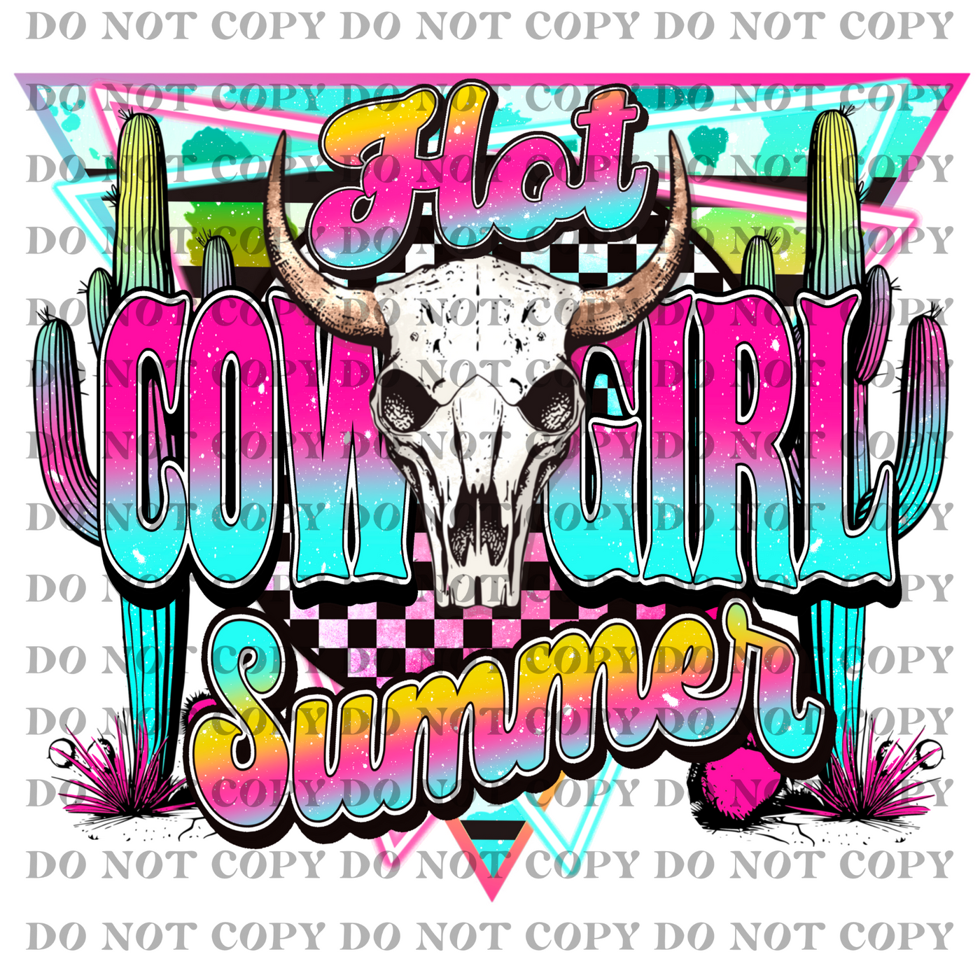 DTF Transfer - Hot Cowgirl Summer