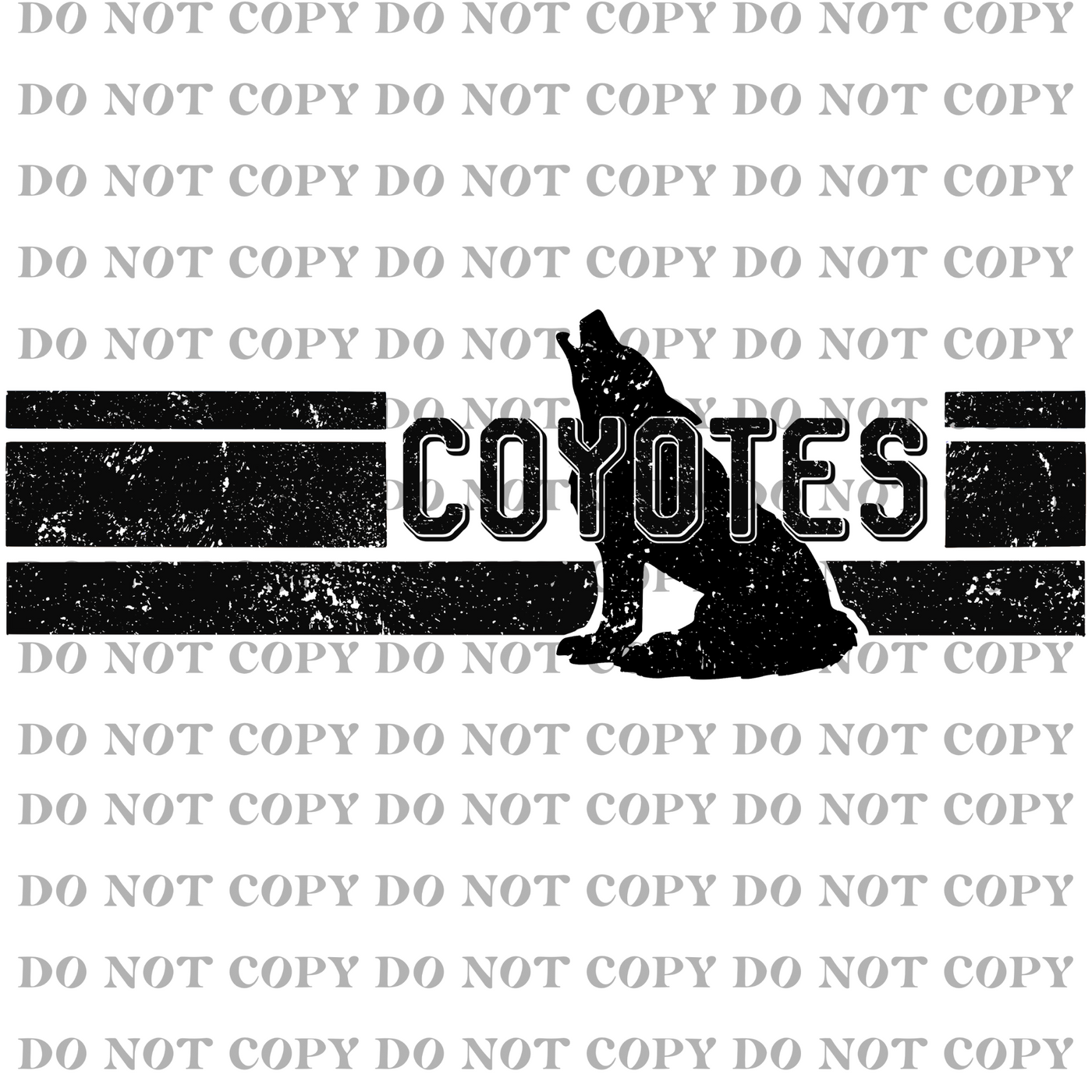 DTF Transfer - Coyotes