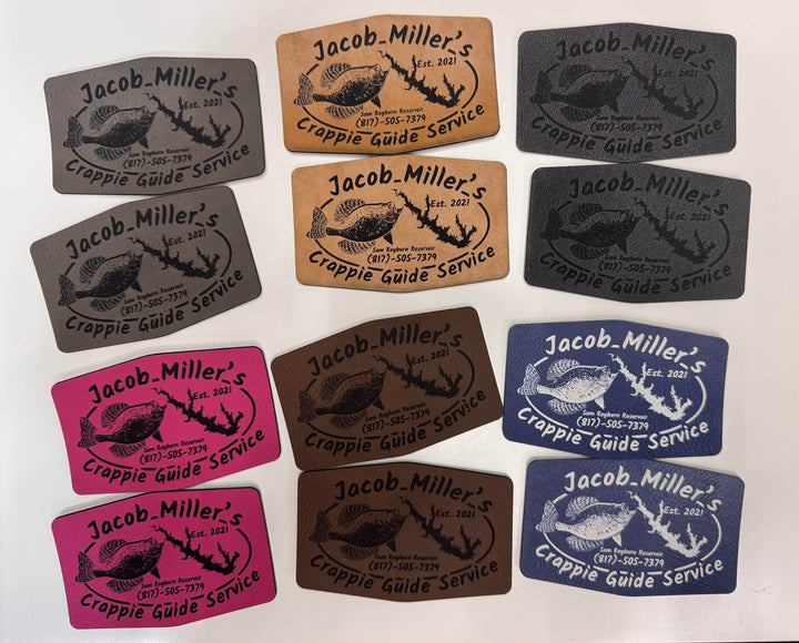 Custom Leatherette Patches (Heat Application)