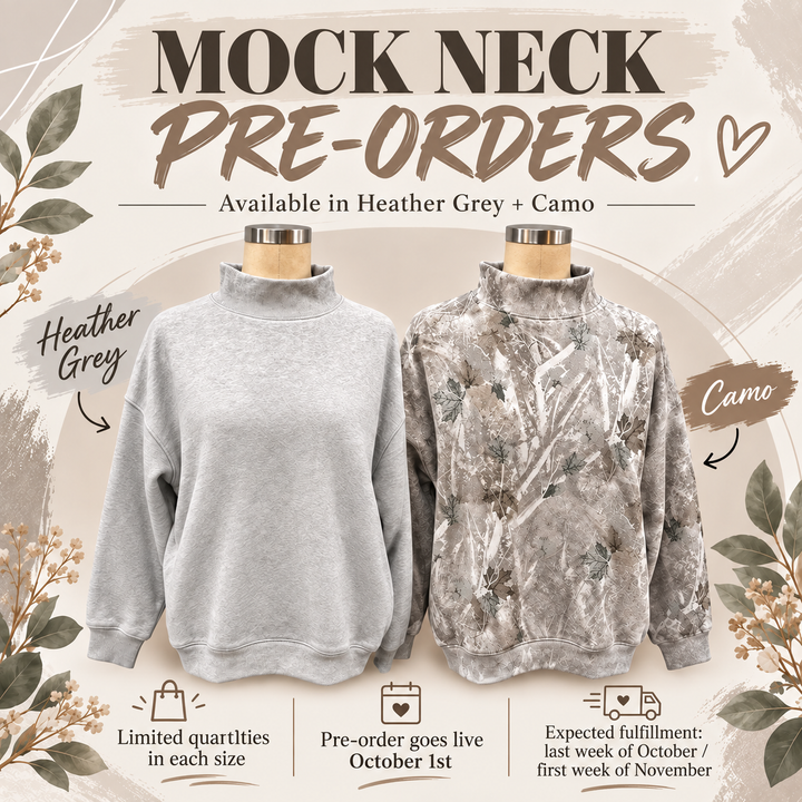Pre Order - Mock Necks