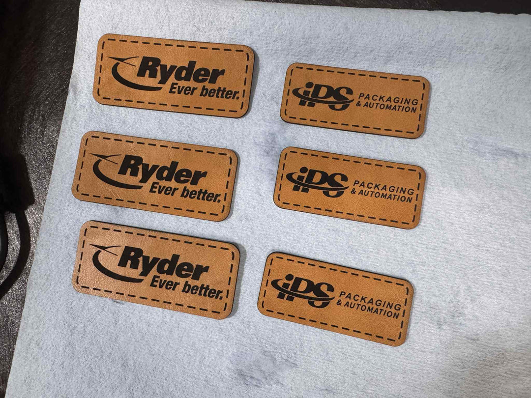 Custom Leatherette Patches (Heat Application)