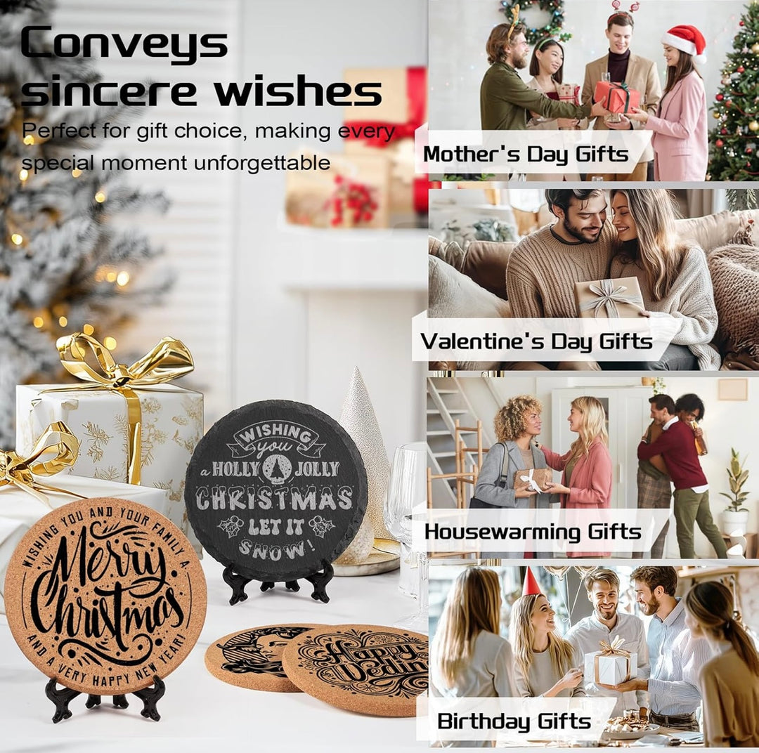 Custom Laser Etched Coasters