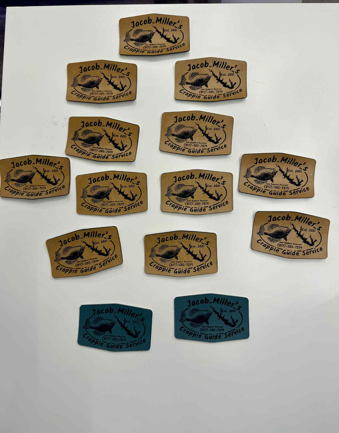 Custom Leatherette Patches (Heat Application)