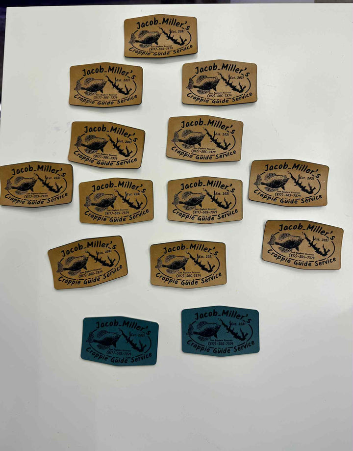 Custom Leatherette Patches (Heat Application)