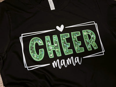 Faux Sequin/Embroidery Cheer, Dance, and Customs