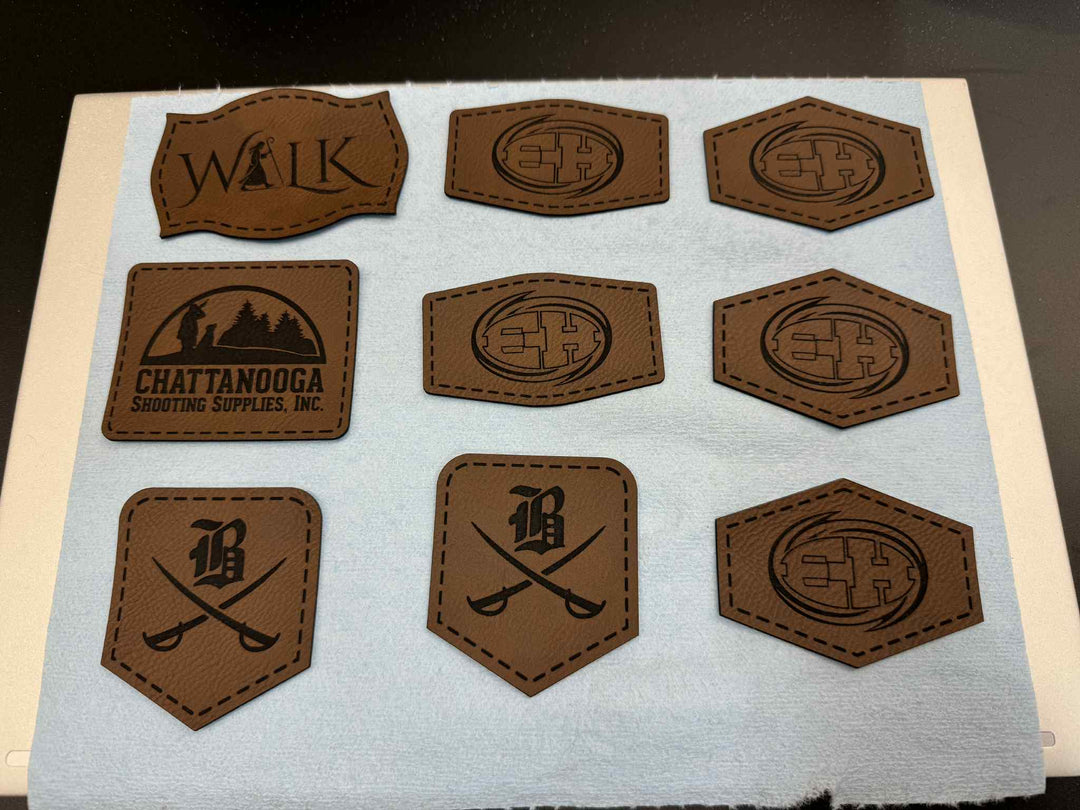 Custom Leatherette Patches (Heat Application)