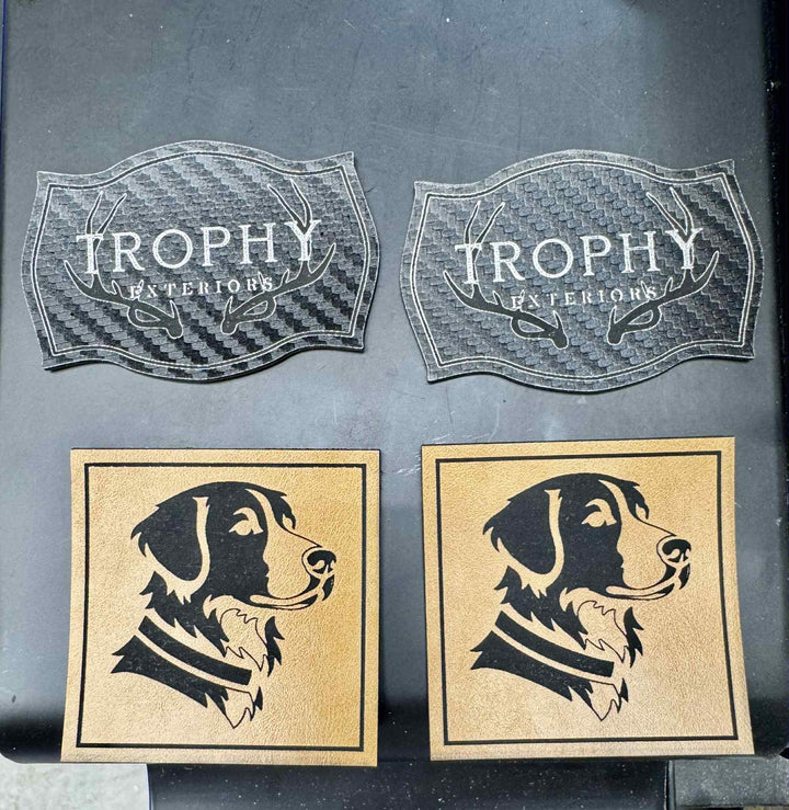 Custom Leatherette Patches (Heat Application)