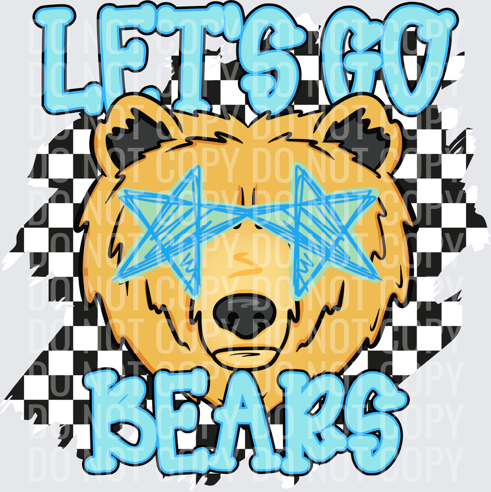Let’s go Bears checkered