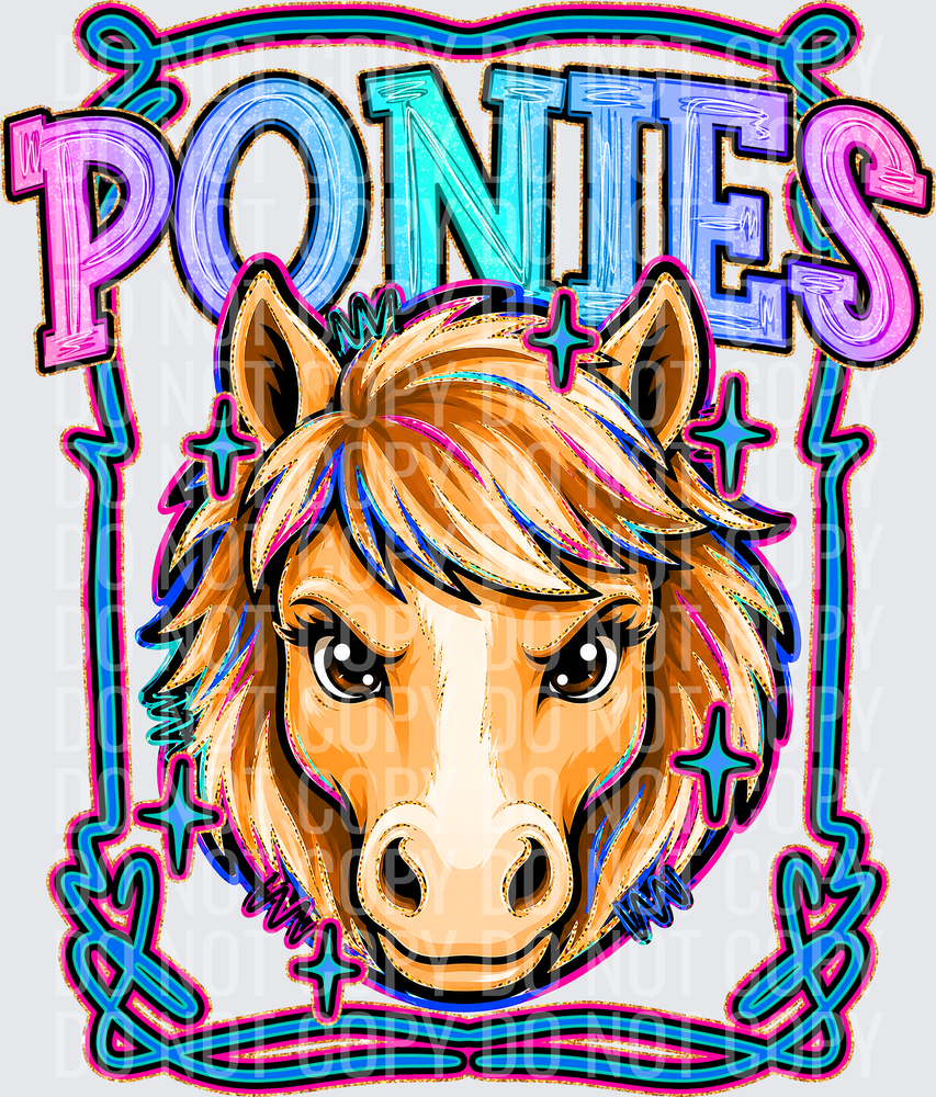 KayndiDesigns 08.26 Retro Pop Ponies