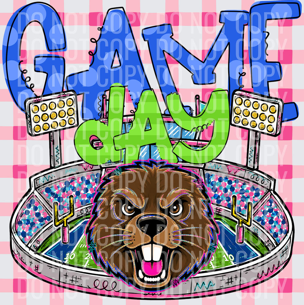 KayndiDesigns 08.26 Game Day Stadium Beavers
