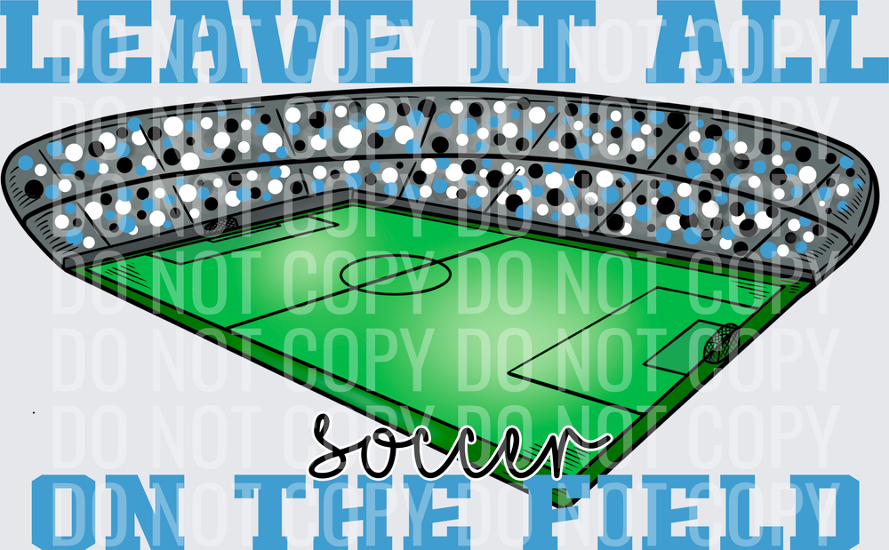 Soccer light blue