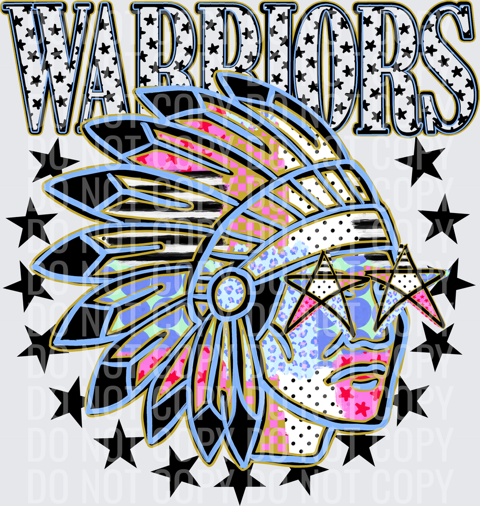 KayndiDesigns 09.26 Patchwork Varisty Stars Warriors 4
