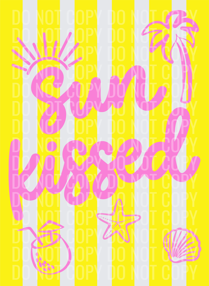 sun kissed