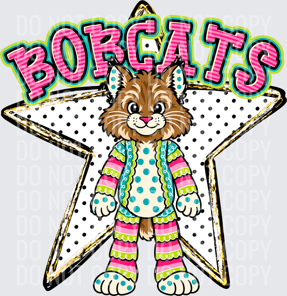 KayndiDesigns 10.26 Pattern Parade Star Bobcats