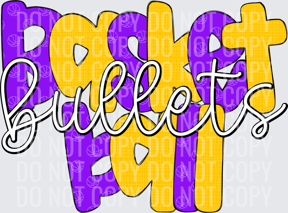 BulletsPurpleYellowGold-Basketball