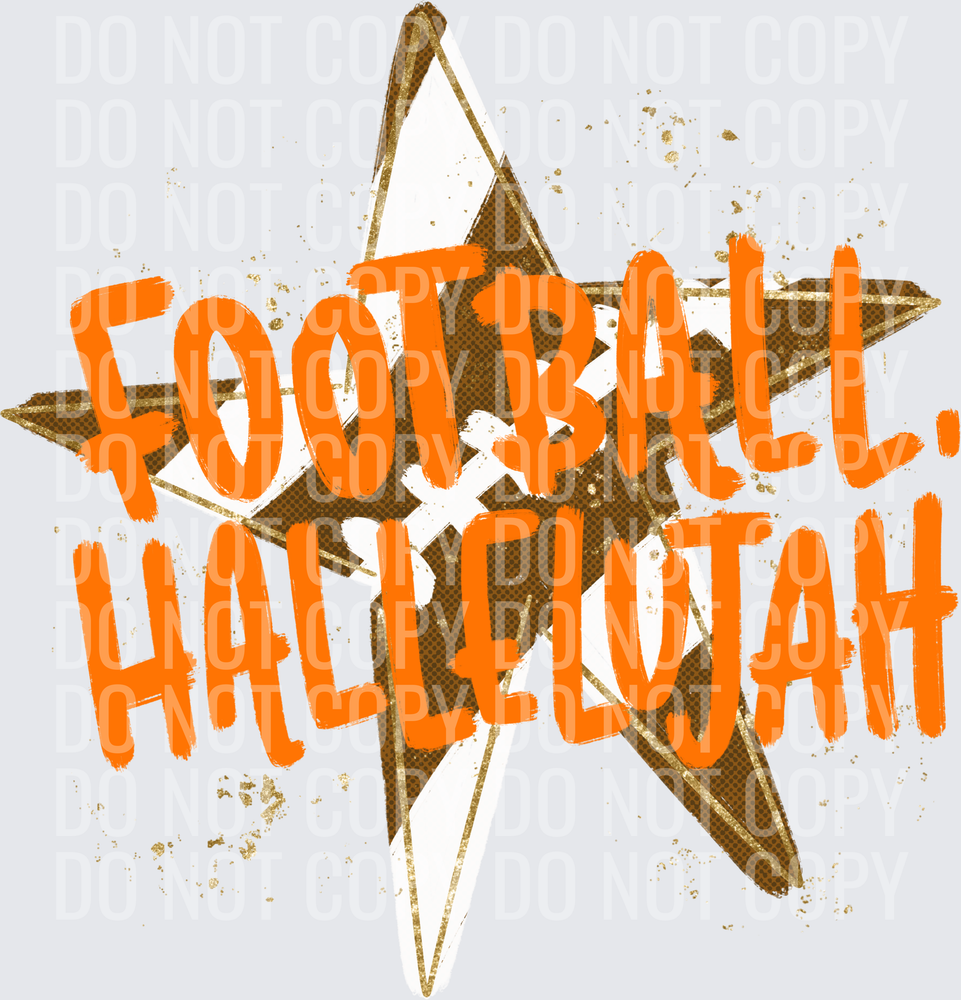 football hallelujah orange
