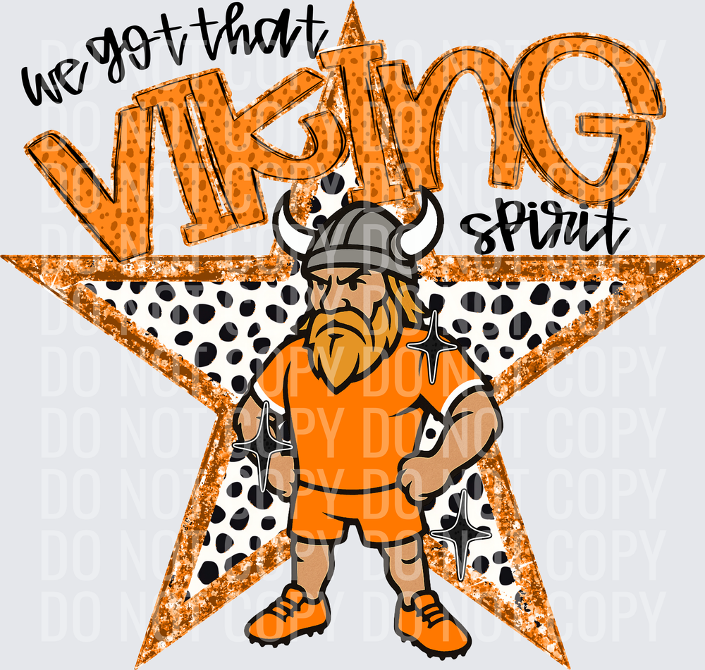 KayndiDesigns 09.26 We Got That Spirit Viking Orange