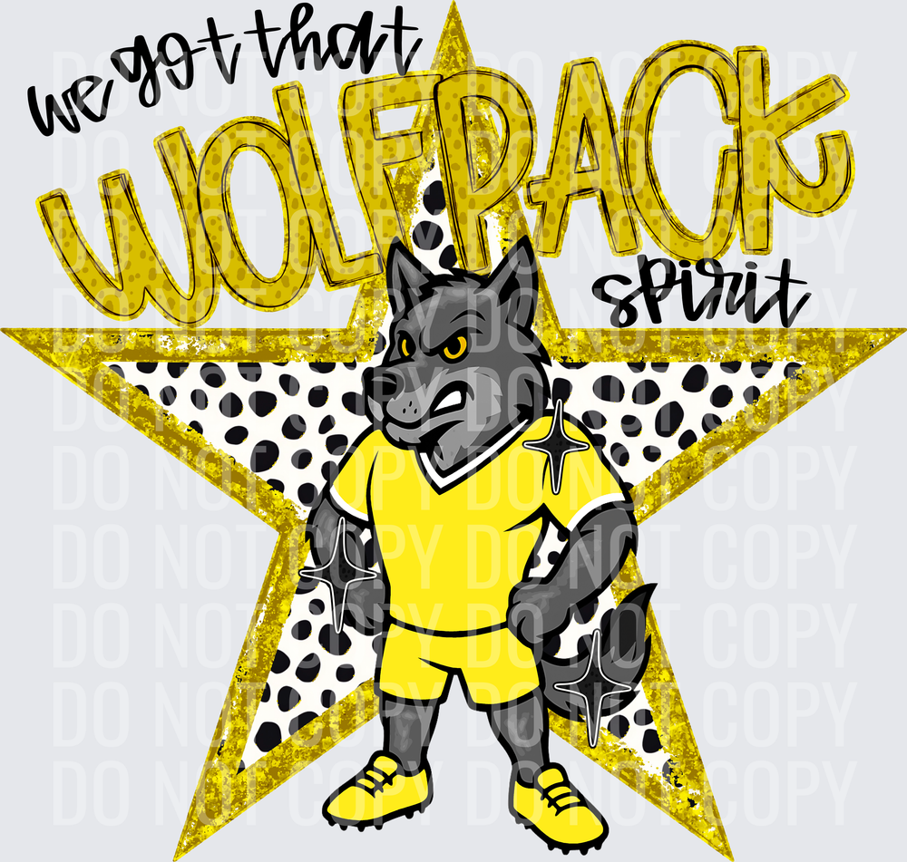 KayndiDesigns 09.26 We Got That Spirit Wolfpack Yellow