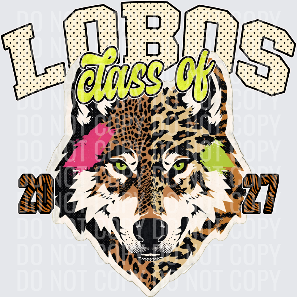 KayndiDesigns 10.26 Class of 2027 Bright Lobos