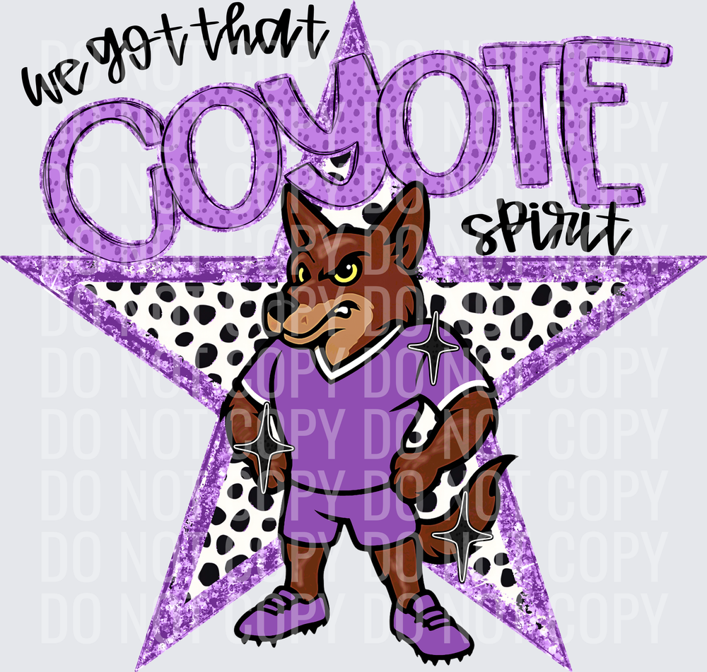 KayndiDesigns 09.26 We Got That Spirit Coyote Purple
