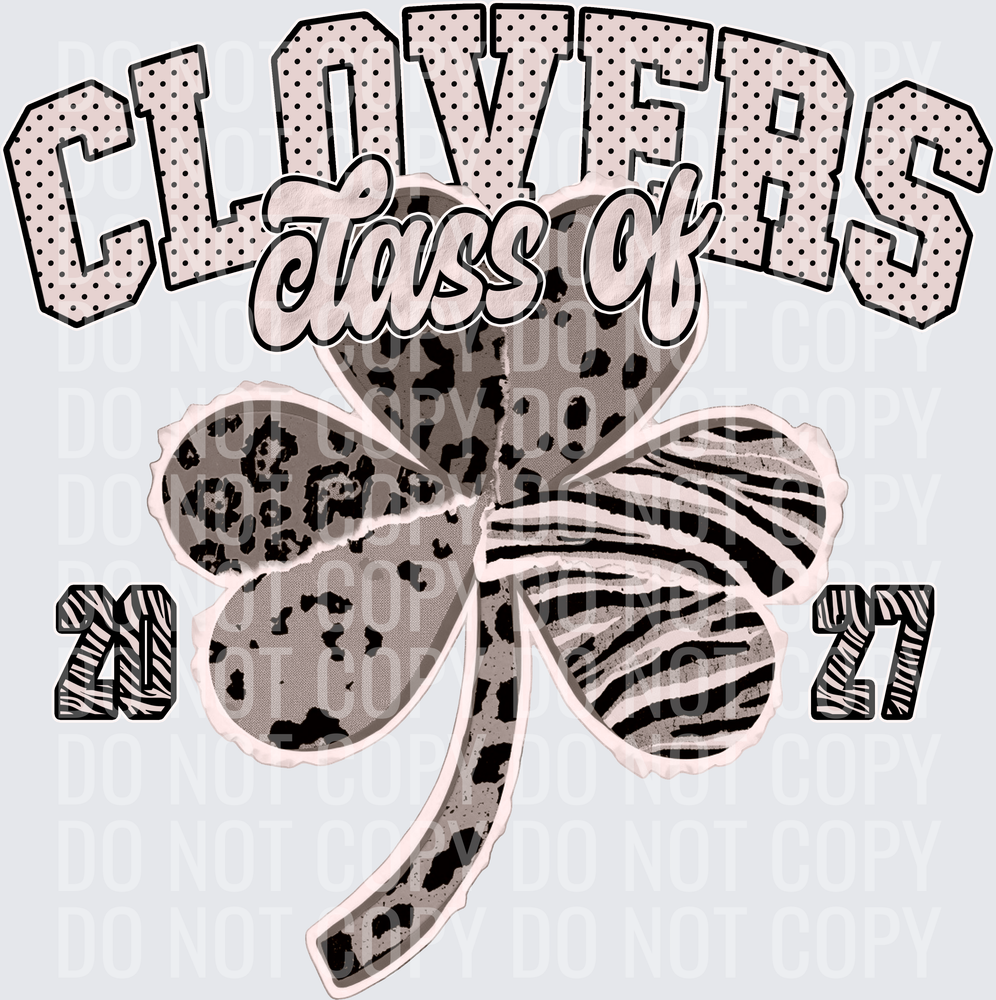 KayndiDesigns 10.26 Class of 2027 Neutral Clovers 9