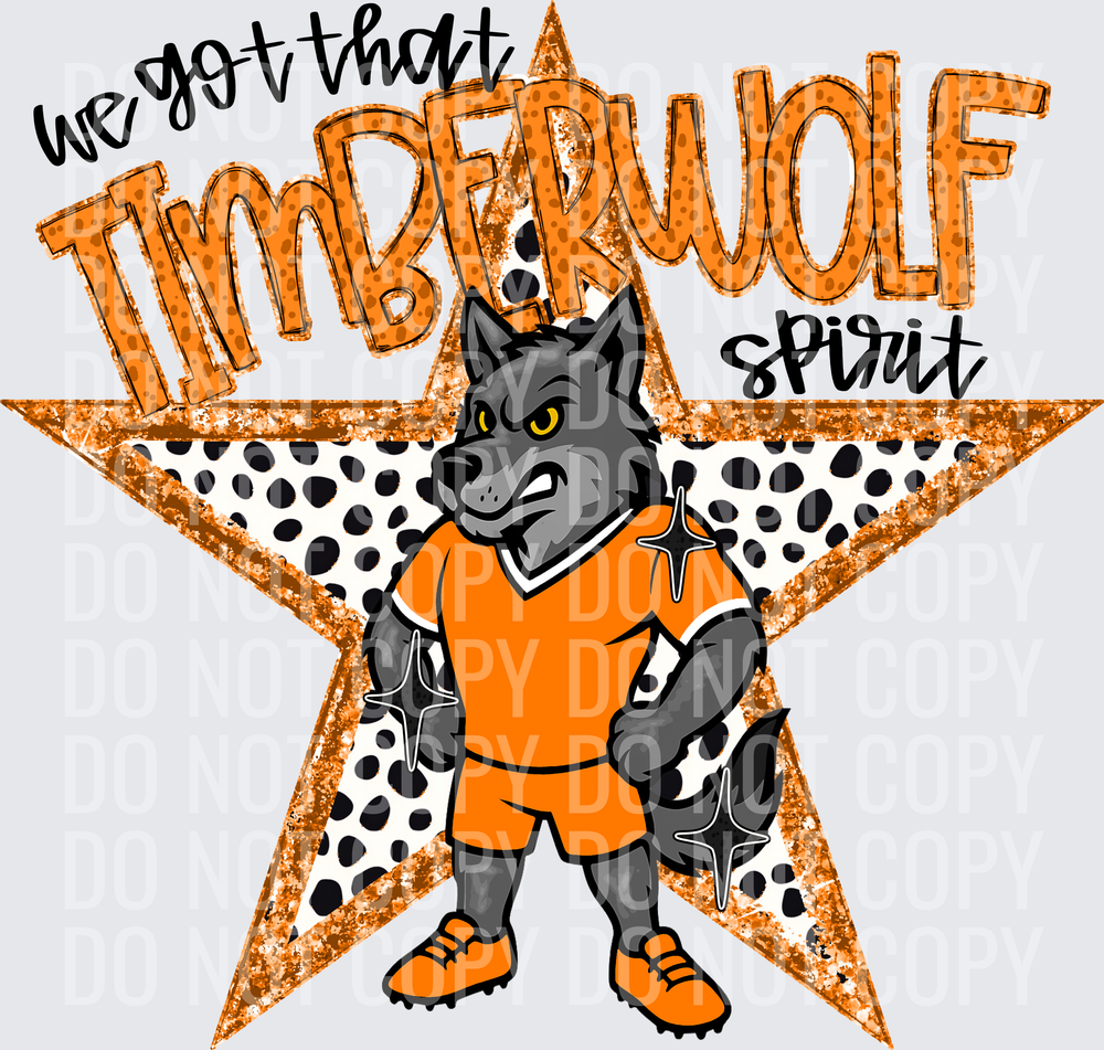KayndiDesigns 09.26 We Got That Spirit Timberwolf Orange