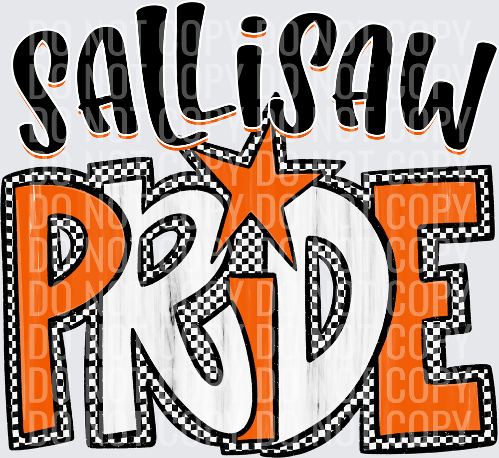 SALLISAW orange&white