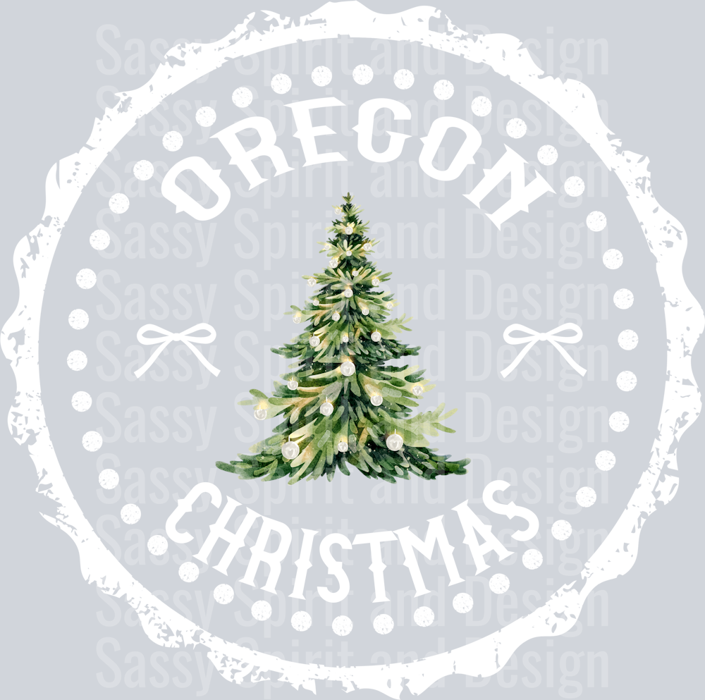 STATE CHRISTMAS STAMP Oregon