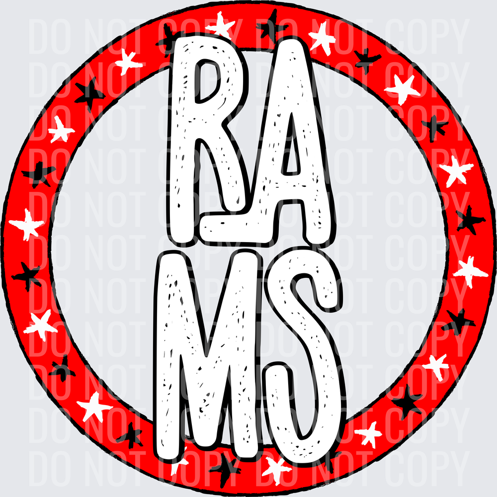 RamsStarCircleRedBlackWhite