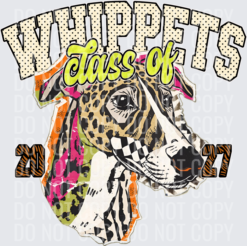 KayndiDesigns 10.26 Class of 2027 Bright Whippets
