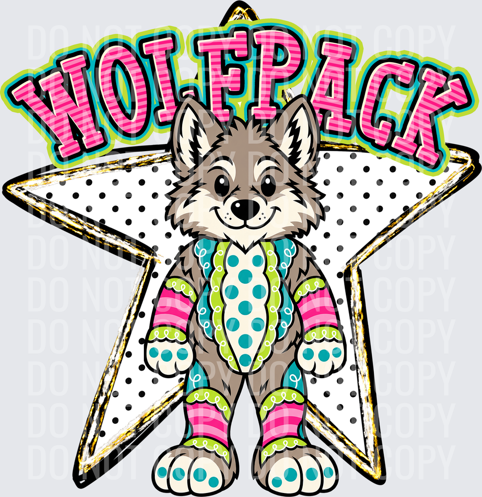 KayndiDesigns 10.26 Pattern Parade Star Wolfpack